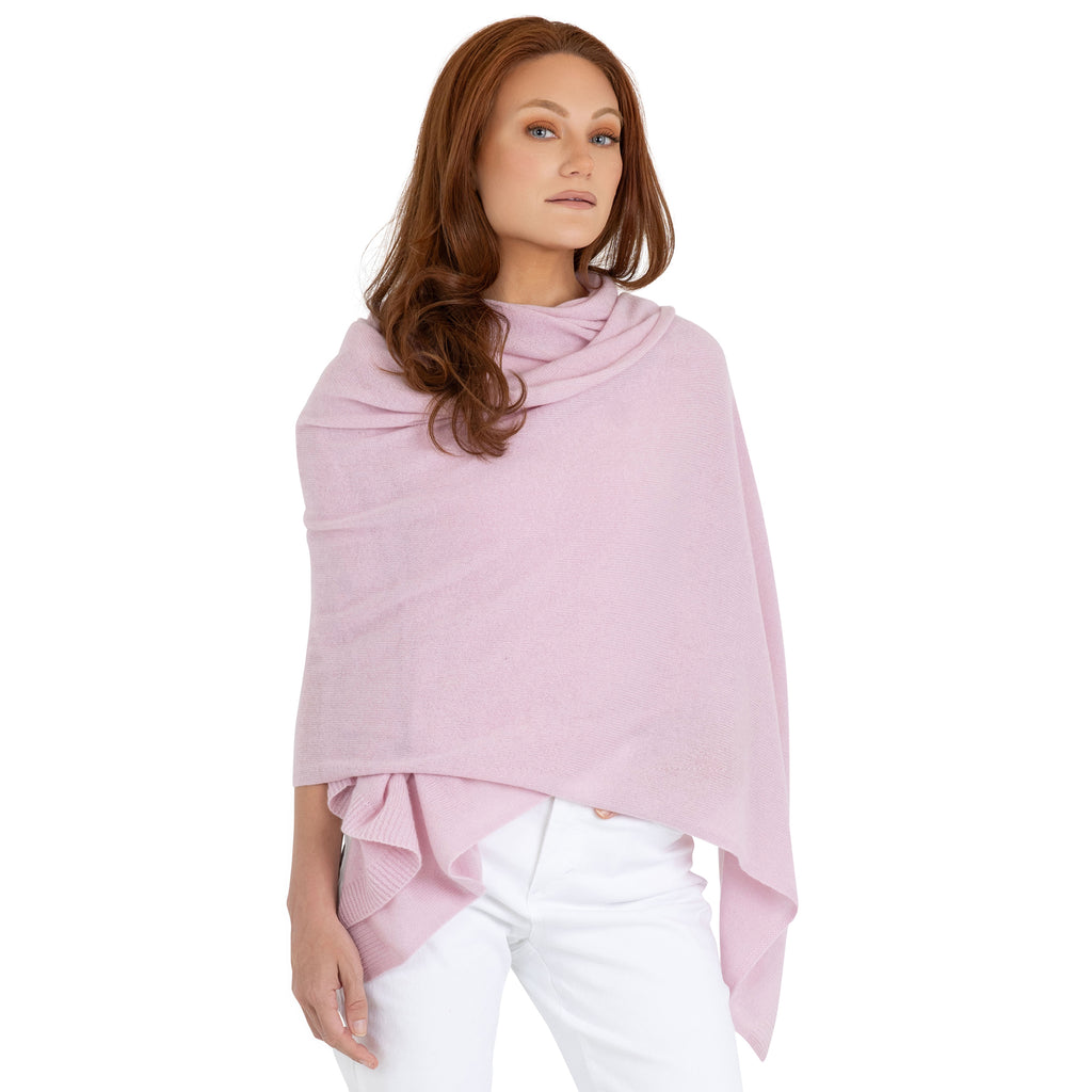 100% Cashmere Knitted Wrap Shawl Extra Large Scarf Stole