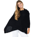 Velanio Cashmere Luxury Knitted Wrap Travel Shawl Scarf, Pashmina Stole, All-Season Scarf for Women Cashmere Wool Blend