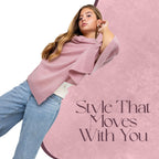 Velanio Cashmere Luxury Knitted Wrap Travel Shawl Scarf, Pashmina Stole, All-Season Scarf for Women Cashmere Wool Blend