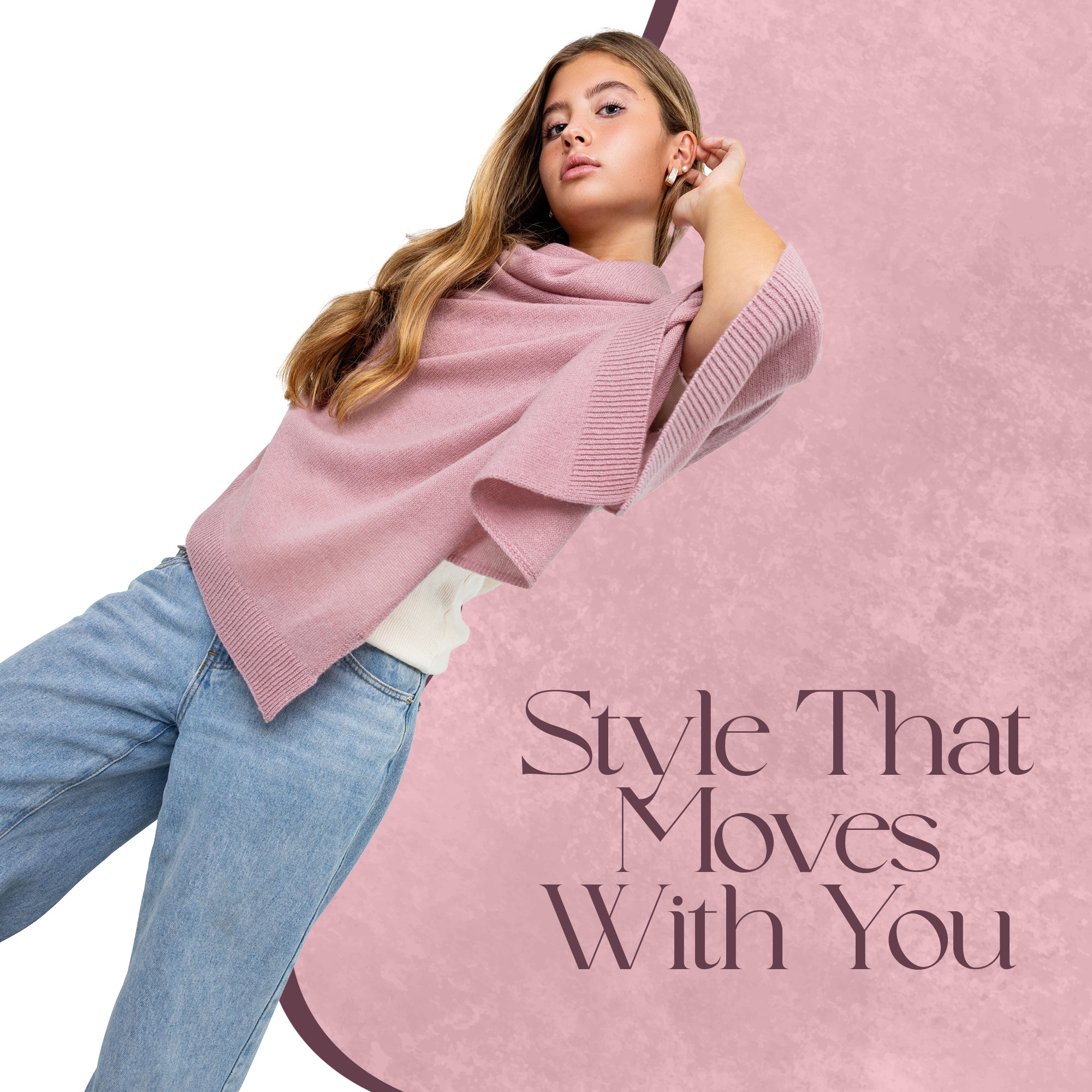 Velanio Cashmere Luxury Knitted Wrap Travel Shawl Scarf, Pashmina Stole, All-Season Scarf for Women Cashmere Wool Blend