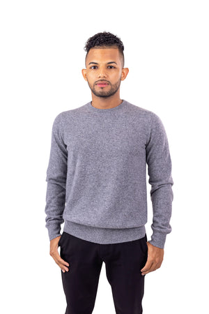 Men’s Crewneck Pullover Sweater – Fashionable, Comfortable Sweater for Men Made From 100% Cashmere