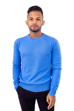 Men’s Crewneck Pullover Sweater – Fashionable, Comfortable Sweater for Men Made From 100% Cashmere