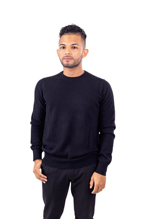 Men’s Crewneck Pullover Sweater – Fashionable, Comfortable Sweater for Men Made From 100% Cashmere