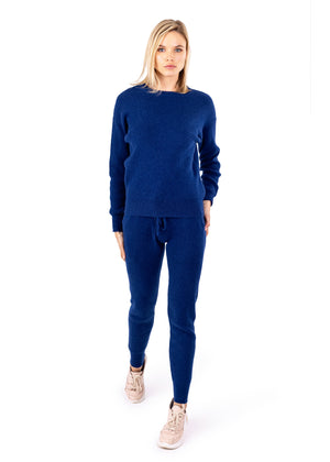 Charmour - Capri jogger PJ set - Meow-velous cat. Colour: navy