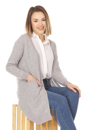 Lightweight Open Cardigans Made from Luxurious Pure Cashmere